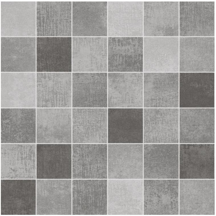 Ecoceramic Mozaiek Tegel 30x30cm Gris 5x5 Norwich